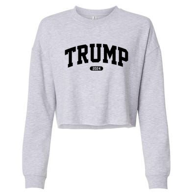 Donald Trump 45 47 President Trump 2024 Election Gift Cropped Pullover Crew