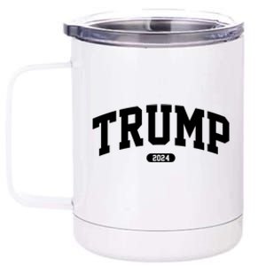 Donald Trump 45 47 President Trump 2024 Election Gift 12 oz Stainless Steel Tumbler Cup