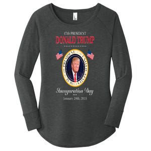 Donald Trump 47th President Inauguration 2025 Supporters Women's Perfect Tri Tunic Long Sleeve Shirt