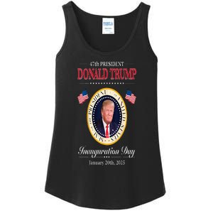 Donald Trump 47th President Inauguration 2025 Supporters Ladies Essential Tank