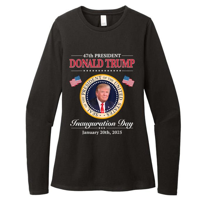 Donald Trump 47th President Inauguration 2025 Supporters Womens CVC Long Sleeve Shirt