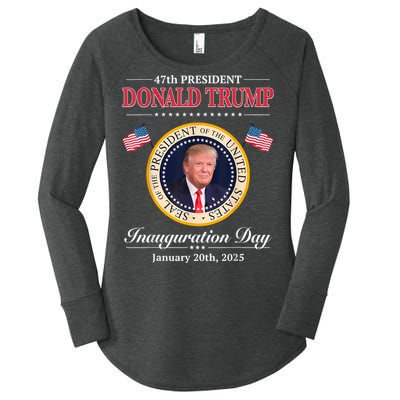 Donald Trump 47th President Inauguration 2025 Supporters Women's Perfect Tri Tunic Long Sleeve Shirt