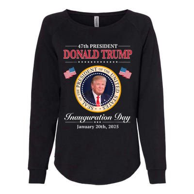 Donald Trump 47th President Inauguration 2025 Supporters Womens California Wash Sweatshirt