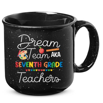 Dream Team 7th Grade Teacher Seventh Grade Back To School 15oz Campfire Ceramic Mug