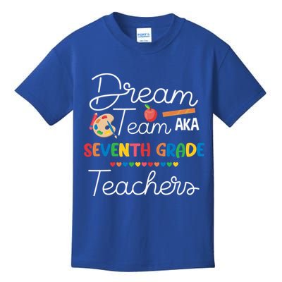 Dream Team 7th Grade Teacher Seventh Grade Back To School Kids T-Shirt