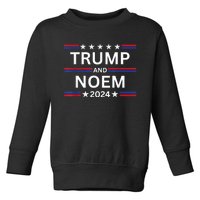 Donald Trump And Kristi Noem 2024 Presidential Election 2024 Toddler Sweatshirt