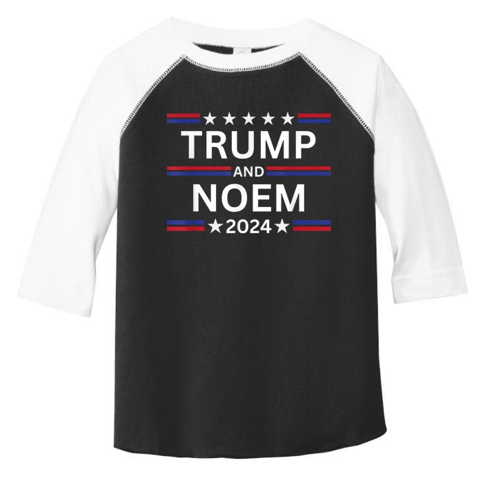 Donald Trump And Kristi Noem 2024 Presidential Election 2024 Toddler Fine Jersey T-Shirt