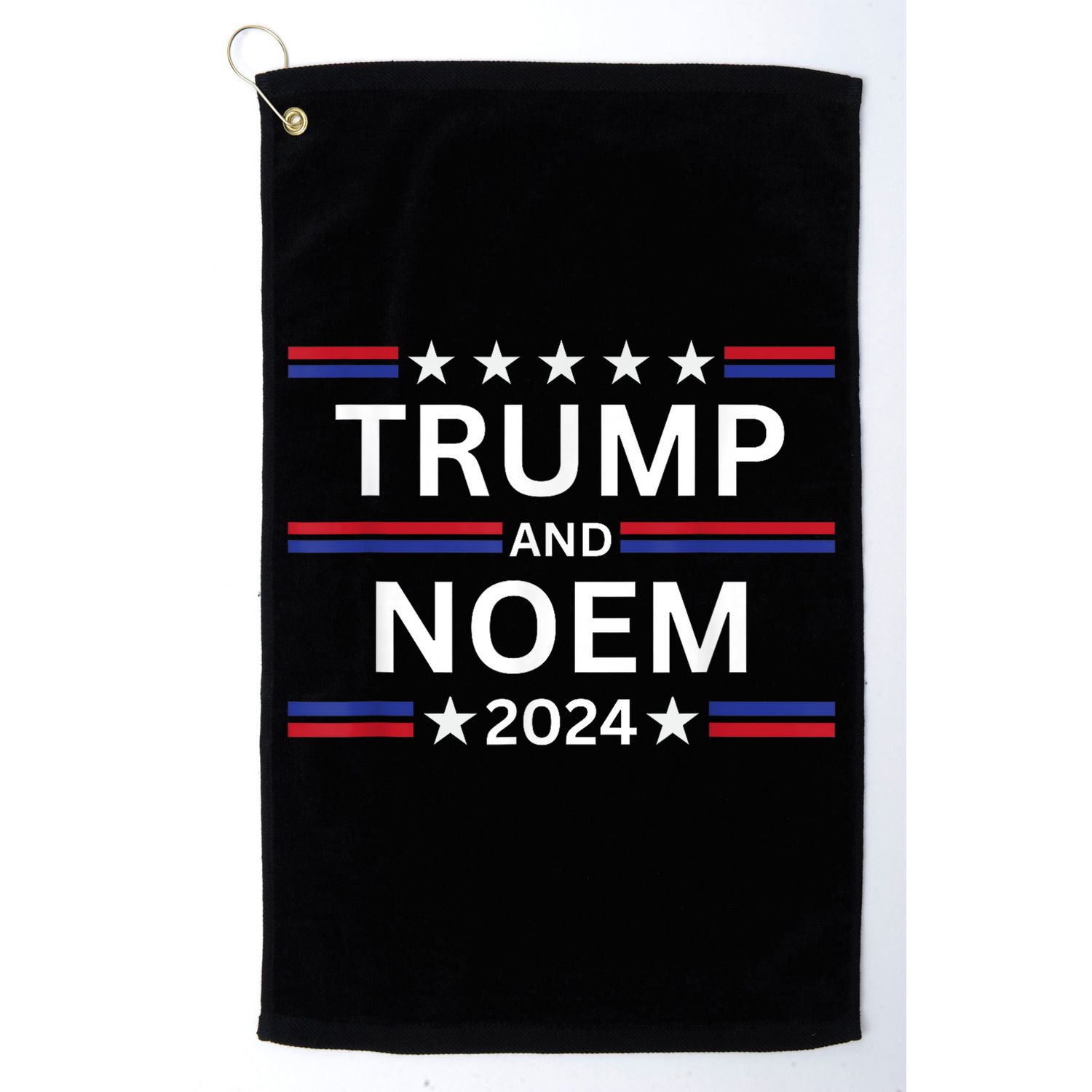 Donald Trump And Kristi Noem 2024 Presidential Election 2024 Golf Towel