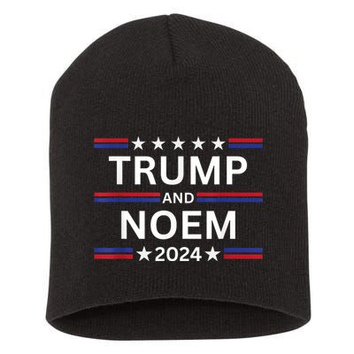 Donald Trump And Kristi Noem 2024 Presidential Election 2024 Short Acrylic Beanie