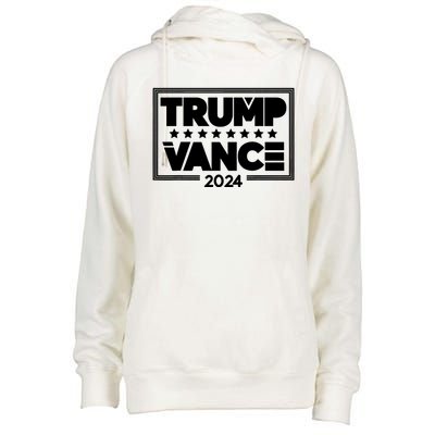 Donald Trump And Jd Vance Election 2024 Womens Funnel Neck Pullover Hood