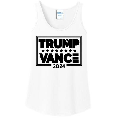 Donald Trump And Jd Vance Election 2024 Ladies Essential Tank