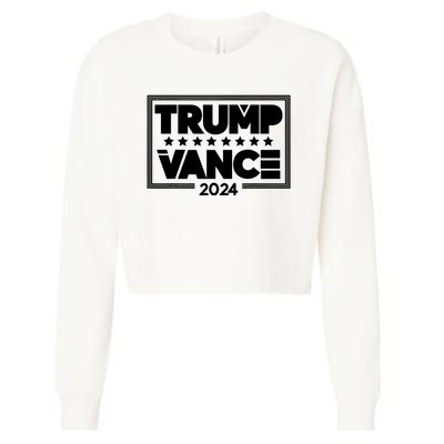 Donald Trump And Jd Vance Election 2024 Cropped Pullover Crew