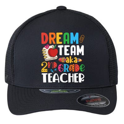 Dream Team Aka 2Nd Grade Teacher Second Grade Teachers Gift Flexfit Unipanel Trucker Cap
