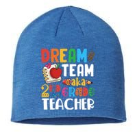 Dream Team Aka 2Nd Grade Teacher Second Grade Teachers Gift Sustainable Beanie