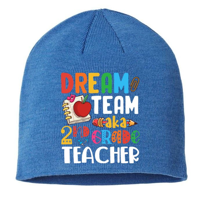 Dream Team Aka 2Nd Grade Teacher Second Grade Teachers Gift Sustainable Beanie