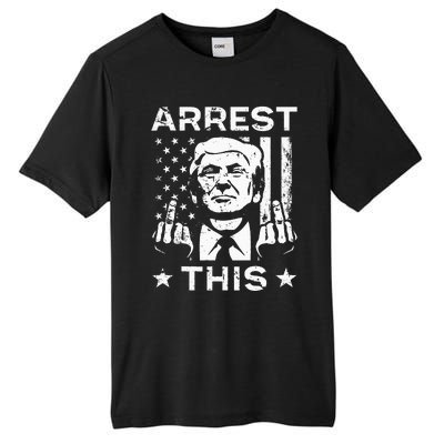 Donald Trump Arrest This Fingers 2024 Election Tall Fusion ChromaSoft Performance T-Shirt