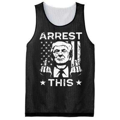 Donald Trump Arrest This Fingers 2024 Election Mesh Reversible Basketball Jersey Tank