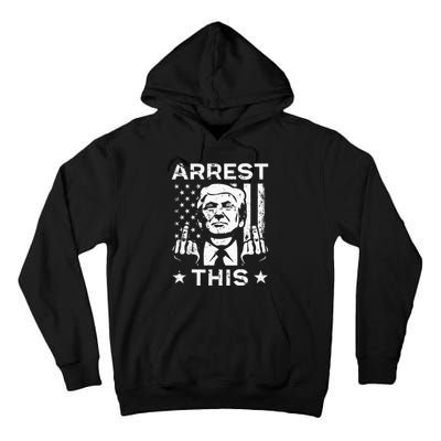 Donald Trump Arrest This Fingers 2024 Election Tall Hoodie