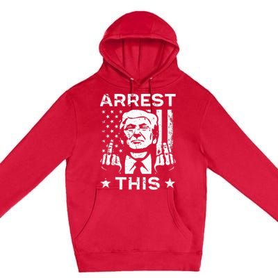 Donald Trump Arrest This Fingers 2024 Election Premium Pullover Hoodie