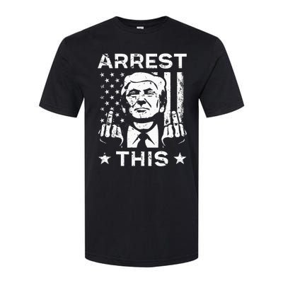 Donald Trump Arrest This Fingers 2024 Election Softstyle CVC T-Shirt