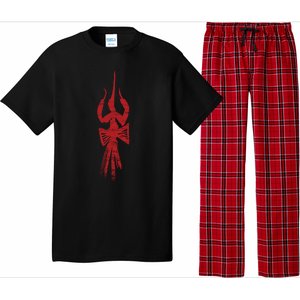 Divine Trishul And Damru Lord Shiva Meaningful Gift Pajama Set