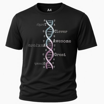 Dna Tee Awesome Genome Funny Science Genetics Birthday Gift Performance Shirt