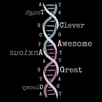 Dna Tee Awesome Genome Funny Science Genetics Birthday Gift Drawstring Bag