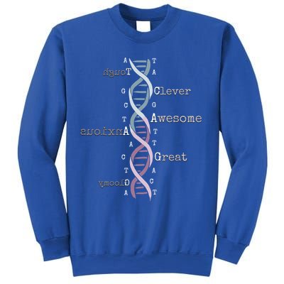 Dna Tee Awesome Genome Funny Science Genetics Birthday Gift Sweatshirt