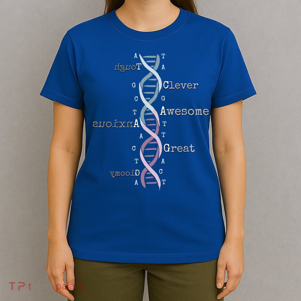 Dna Tee Awesome Genome Funny Science Genetics Birthday Gift T-Shirt