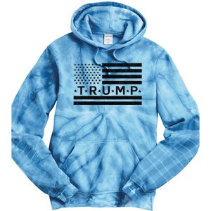 Donald Trump American Flag Tie Dye Hoodie