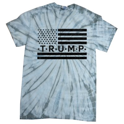 Donald Trump American Flag Tie-Dye T-Shirt