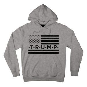 Donald Trump American Flag Tall Hoodie