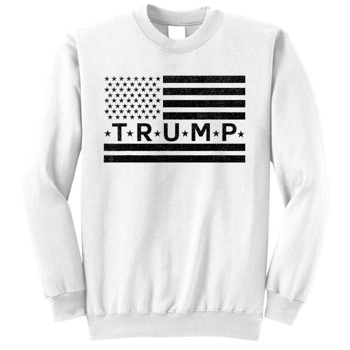 Donald Trump American Flag Sweatshirt