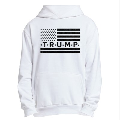 Donald Trump American Flag Urban Pullover Hoodie