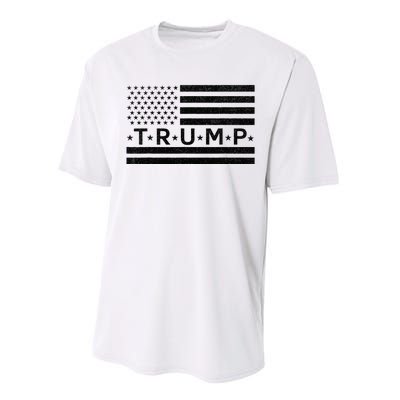 Donald Trump American Flag Performance Sprint T-Shirt