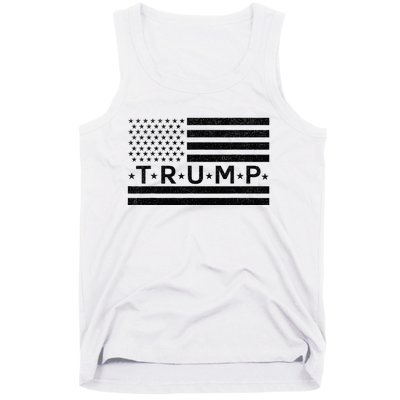 Donald Trump American Flag Tank Top