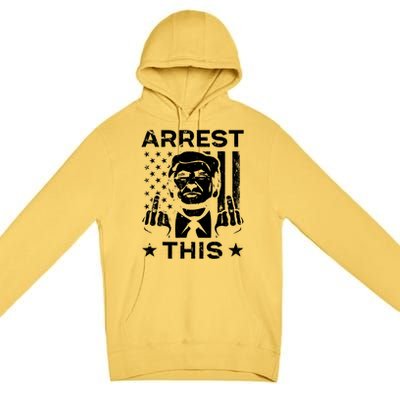 Donald Trump Arrest This Fingers 2024 Election Premium Pullover Hoodie