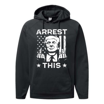 Donald Trump Arrest This Fingers 2024 Election Performance Fleece Hoodie