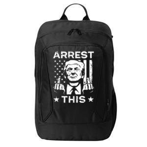 Donald Trump Arrest This Fingers 2024 Election City Backpack