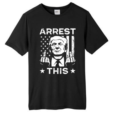 Donald Trump Arrest This Fingers 2024 Election Tall Fusion ChromaSoft Performance T-Shirt