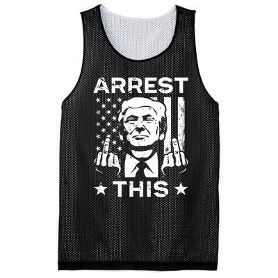 Donald Trump Arrest This Fingers 2024 Election Mesh Reversible Basketball Jersey Tank