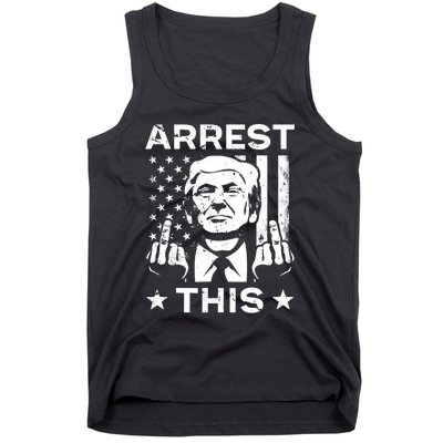 Donald Trump Arrest This Fingers 2024 Election Tank Top