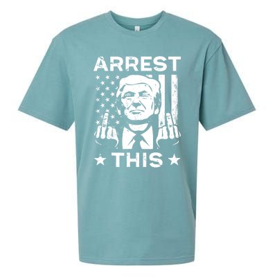 Donald Trump Arrest This Fingers 2024 Election Sueded Cloud Jersey T-Shirt