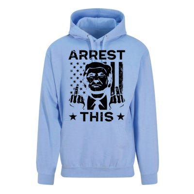 Donald Trump Arrest This Fingers 2024 Election Unisex Surf Hoodie