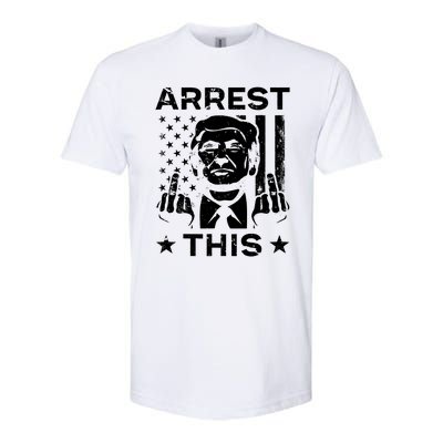 Donald Trump Arrest This Fingers 2024 Election Softstyle CVC T-Shirt