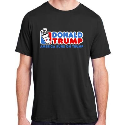 Donald Trump America Runs On Trump Adult ChromaSoft Performance T-Shirt