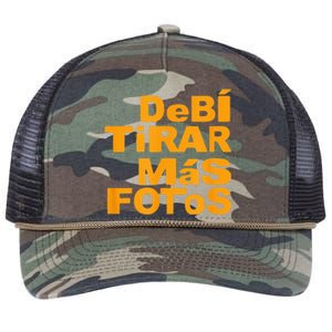 Debi Tirar Album Mas Fotos Dtmf For Music Lover Fans Retro Rope Trucker Hat Cap