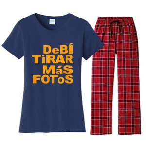 Debi Tirar Album Mas Fotos Dtmf For Music Lover Fans Women's Flannel Pajama Set