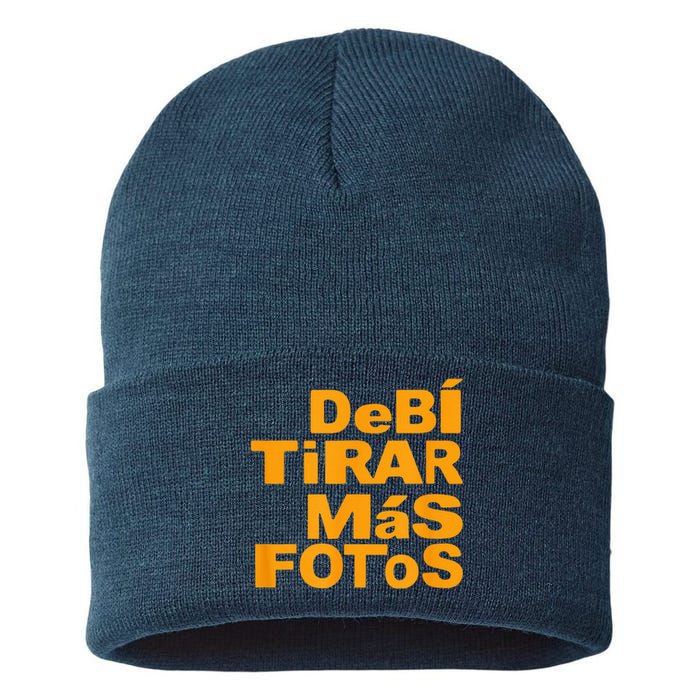 Debi Tirar Album Mas Fotos Dtmf For Music Lover Fans Sustainable Knit Beanie