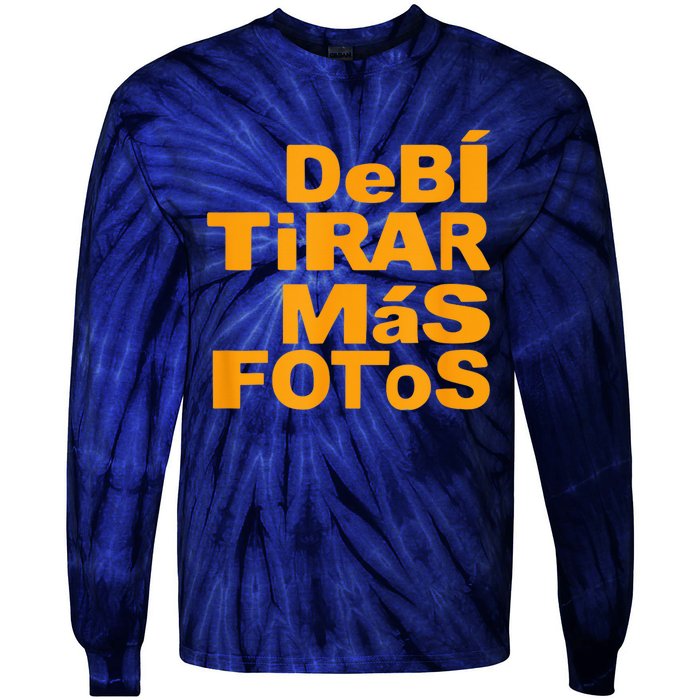 Debi Tirar Album Mas Fotos Dtmf For Music Lover Fans Tie-Dye Long Sleeve Shirt